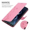 Pikkukuva 5 / 8: Asus ZenFone 8 Suojakotelo Suojakuori Lompakkokotelo Matkapuhelinkotelo Kukat jossa on magneettisuljenta, jalusta-toiminto ja korttipaikat