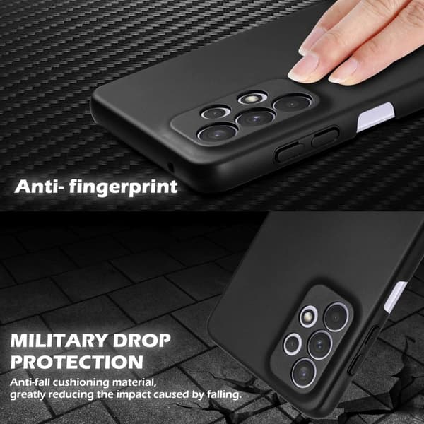 Hårt Samsung Galaxy A33 5G Fodral Skal Fodral Mobilskydd Hard Case Skyddsomslag i metalloptik mot repor och stötar