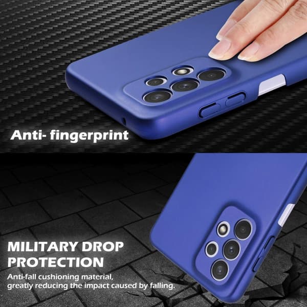 Hårt Samsung Galaxy A33 5G Fodral Skal Fodral Mobilskydd Hard Case Skyddsomslag i metalloptik mot repor och stötar
