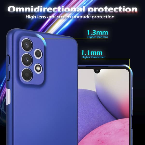 Hårt Samsung Galaxy A33 5G Fodral Skal Fodral Mobilskydd Hard Case Skyddsomslag i metalloptik mot repor och stötar
