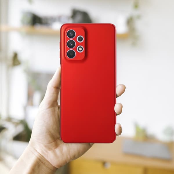 Hårt Samsung Galaxy A33 5G Fodral Skal Fodral Mobilskydd Hard Case Skyddsomslag i metalloptik mot repor och stötar