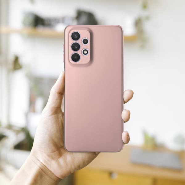 Hårt Samsung Galaxy A33 5G Fodral Skal Fodral Mobilskydd Hard Case Skyddsomslag i metalloptik mot repor och stötar