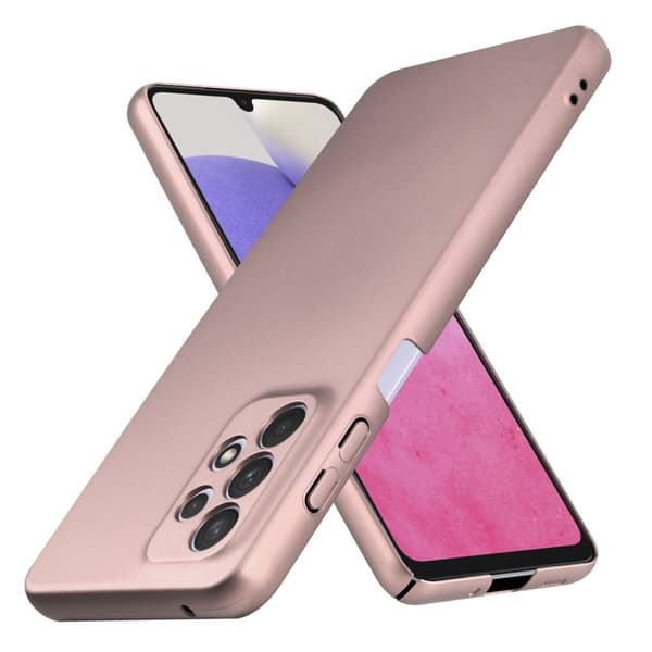 Hårt Samsung Galaxy A33 5G Fodral Skal Fodral Mobilskydd Hard Case Skyddsomslag i metalloptik mot repor och stötar