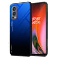 Pikkukuva 1 / 11: OnePlus Nord 2 5G Suojakuori Suojakotelo Kaksivärinen joka on valmistettu TPU-silikonista ja jonka takaosa on valmistettu karkaistusta lasista