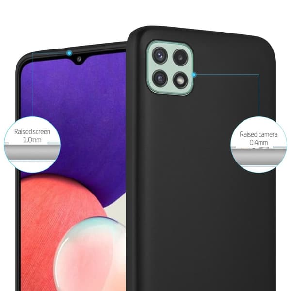 Samsung Galaxy A22 5G Suojakuori Kotelo valmistettu joustavasta TPU-silikonista
