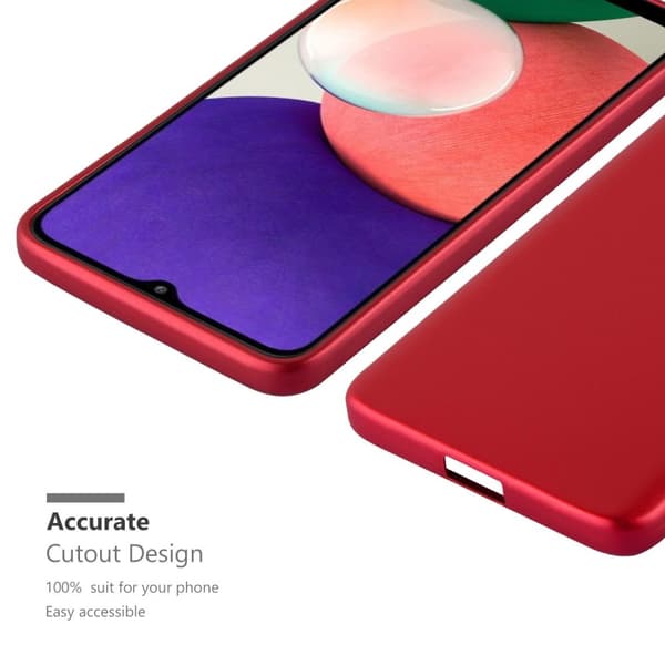 Samsung Galaxy A22 5G Suojakuori Kotelo valmistettu joustavasta TPU-silikonista