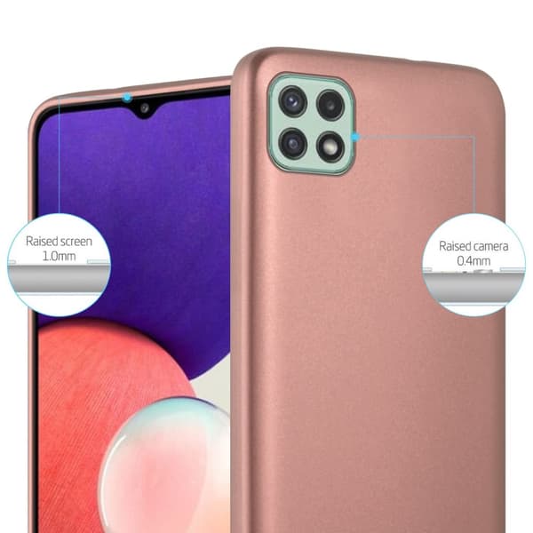 Samsung Galaxy A22 5G Suojakuori Kotelo valmistettu joustavasta TPU-silikonista