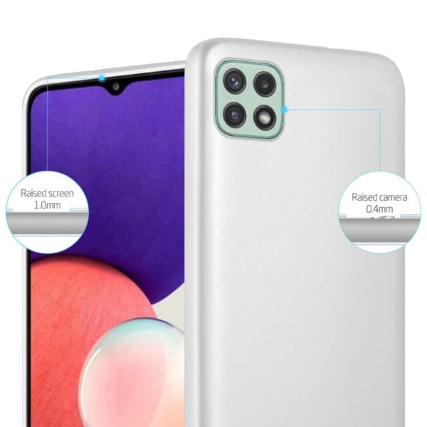 Samsung Galaxy A22 5G Suojakuori Kotelo valmistettu joustavasta TPU-silikonista