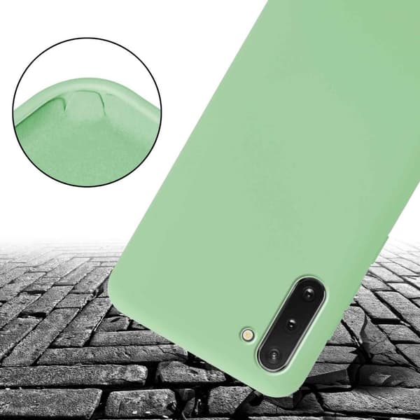 Deksel med Kedja for Samsung Galaxy NOTE 10 Silikonbeskyttelsesetui med lengdejusterbar ledningsstropp
