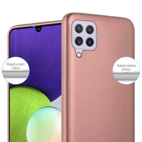 Samsung Galaxy A22 4G / M22 / M32 4G Suojakuori Kotelo valmistettu joustavasta TPU-silikonista