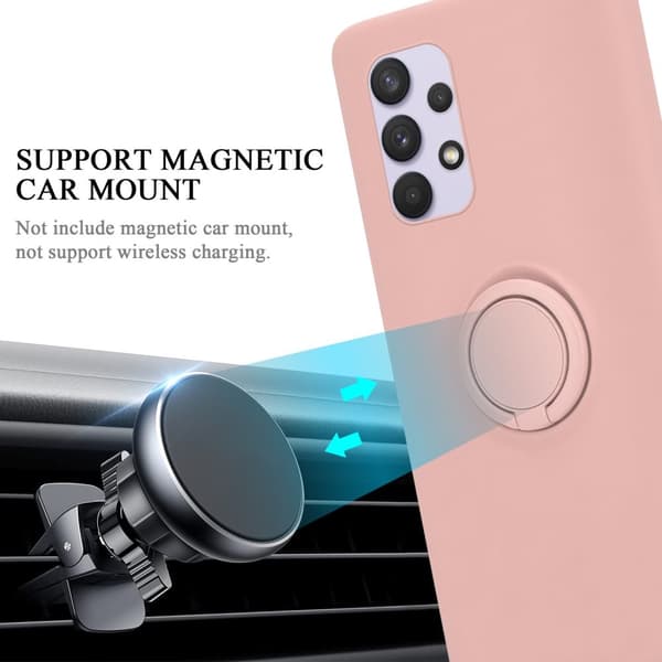 Samsung Galaxy A33 5G Suojakotelo Suojakuori joustavasta TPU-silikonista jossa on rengas