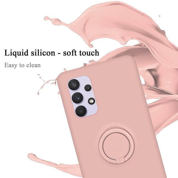 Samsung Galaxy A33 5G Suojakotelo Suojakuori joustavasta TPU-silikonista jossa on rengas