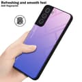 Miniatyrbilde 6 av 7: Deksel til Samsung Galaxy S22 Silikondeksel av TPU-silikon og bakside av herdet glass