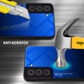 Miniatyrbilde 3 av 7: Deksel til Samsung Galaxy S22 Silikondeksel av TPU-silikon og bakside av herdet glass