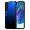 Miniatyrbilde 1 av 7: Deksel til Samsung Galaxy S22 Silikondeksel av TPU-silikon og bakside av herdet glass