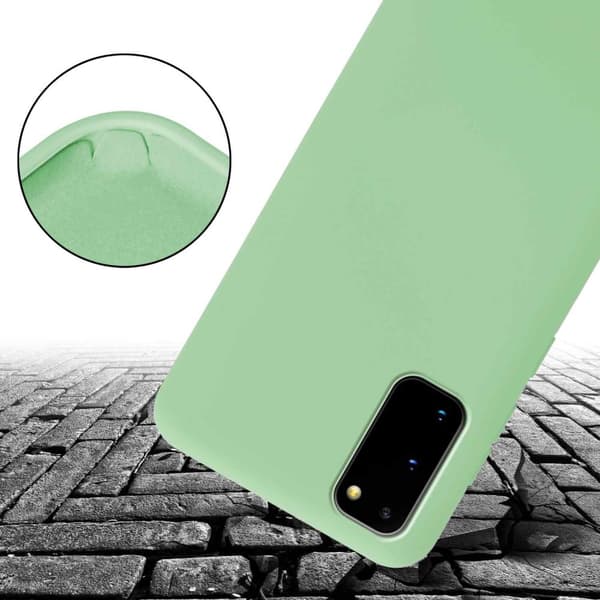 Deksel med Kedja for Samsung Galaxy S20 Silikonbeskyttelsesetui med lengdejusterbar ledningsstropp