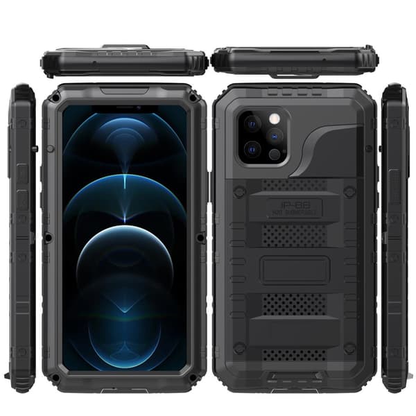 iPhone 12 PRO Etui Outdoor Cover (Sort)