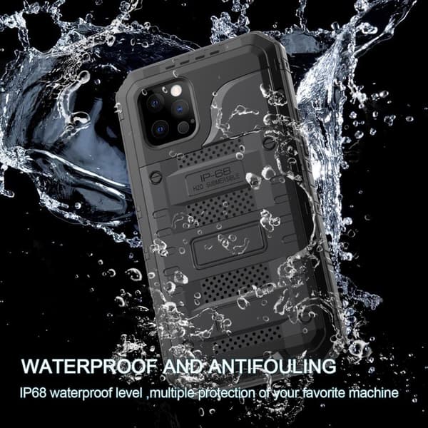 iPhone 12 PRO Etui Outdoor Cover (Sort)