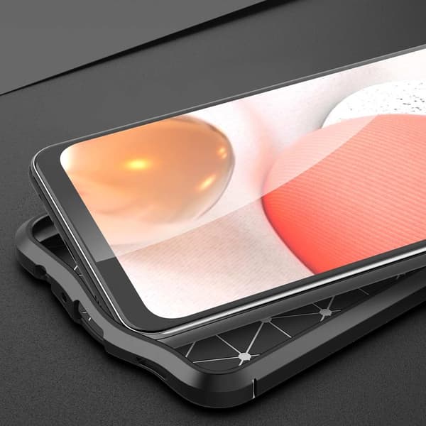 Samsung Galaxy A32 5G Skal Fodral Mobilskydd av flexibelt TPU-silikon med ädel läderimitation