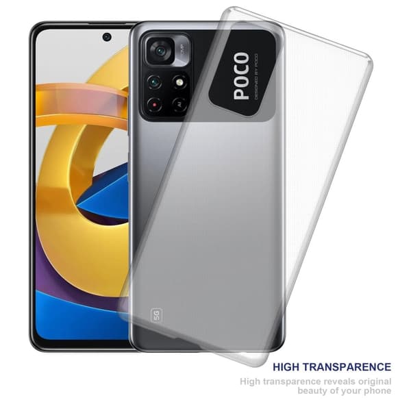Xiaomi POCO M4 PRO 5G Cover Case Etui (Gennemsigtig)