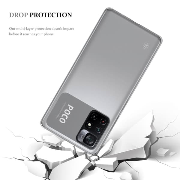 Xiaomi POCO M4 PRO 5G Cover Case Etui (Gennemsigtig)