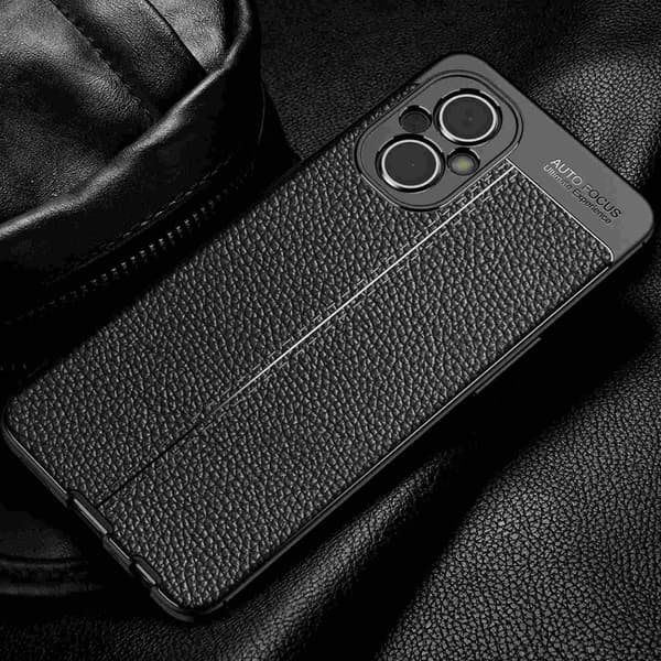 Deksel til OnePlus Nord N200 5G Beskyttelsesdeksel laget av TPU-silikon med påføring av edelt skinnimitasjon