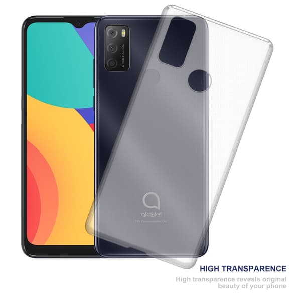 Alcatel 1S 2021 / 3L 2021 Skal Skal Fodral av flexibelt TPU-silikon Mobilskydd