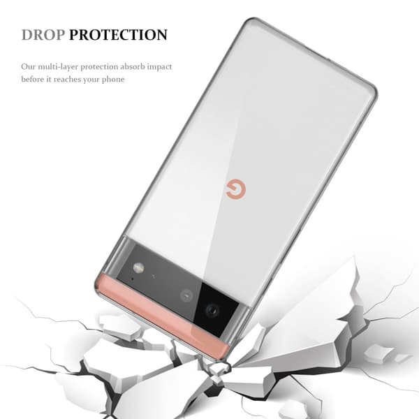 Google PIXEL 6 Cover Case Etui (Gennemsigtig)