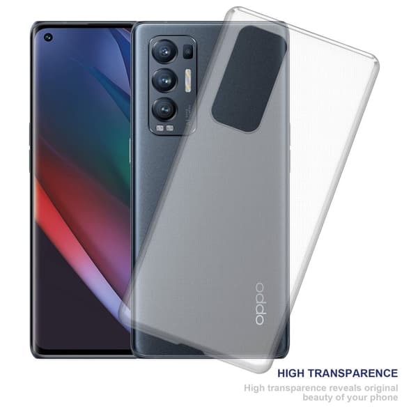 Oppo FIND X3 NEO Cover Case Etui (Gennemsigtig)