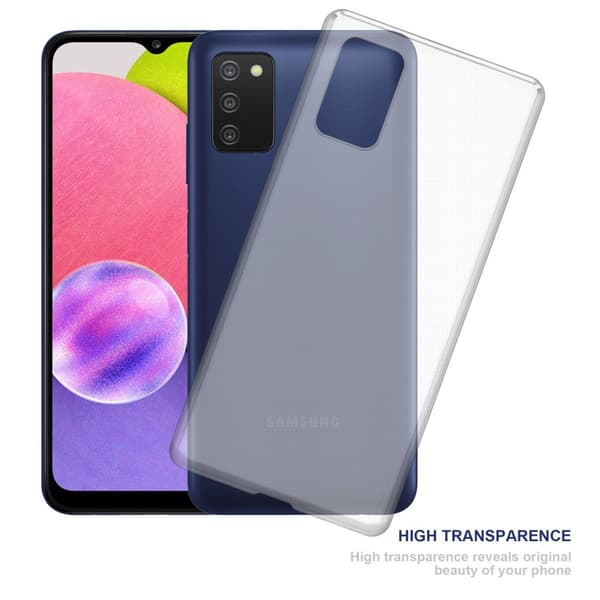 Samsung Galaxy A03s Skal Skal Fodral av flexibelt TPU-silikon Mobilskydd