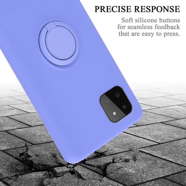 Samsung Galaxy A22 5G Skal Fodral Mobilskydd av flexibelt TPU-silikon med ring Skyddsfodral Case Cover