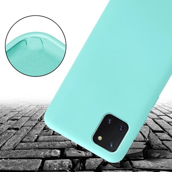 Deksel med Kedja for Samsung Galaxy A81 / NOTE 10 LITE / M60s Silikonbeskyttelsesetui med lengdejusterbar ledningsstropp