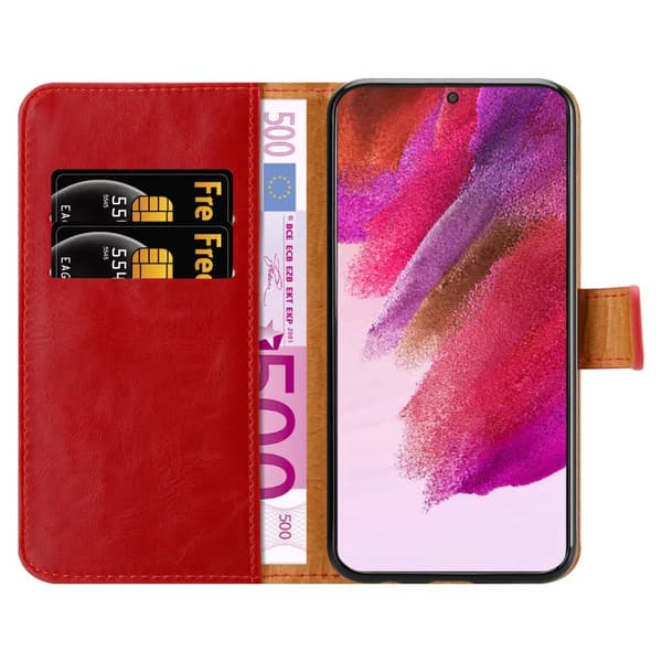 Samsung Galaxy S22 PLUS Suojakotelo Suojakuori Lompakkokotelo Matkapuhelinkotelo jossa magneettisuljenta, jalusta-toiminto ja korttitasku