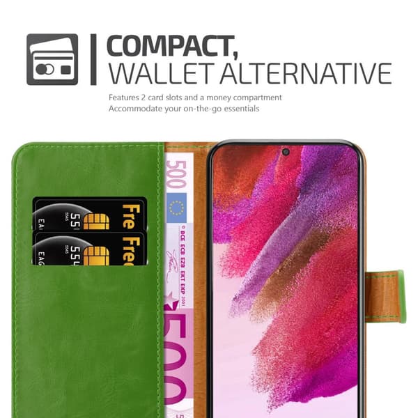 Samsung Galaxy S22 PLUS Suojakotelo Suojakuori Lompakkokotelo Matkapuhelinkotelo jossa magneettisuljenta, jalusta-toiminto ja korttitasku