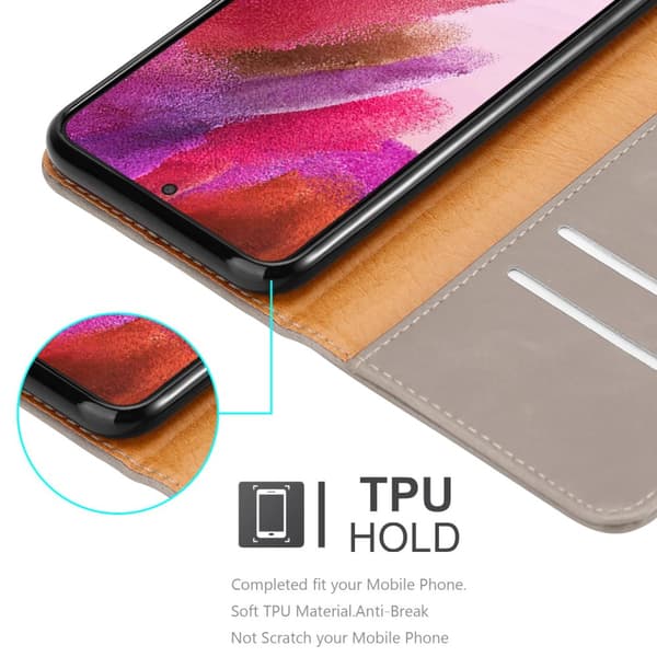 Deksel til Samsung Galaxy S22 PLUS Lommebokdeksel med magnetisk lukking, stativfunksjon og kortlomme