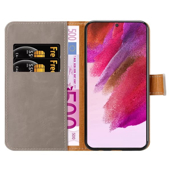 Samsung Galaxy S22 PLUS Suojakotelo Suojakuori Lompakkokotelo Matkapuhelinkotelo jossa magneettisuljenta, jalusta-toiminto ja korttitasku