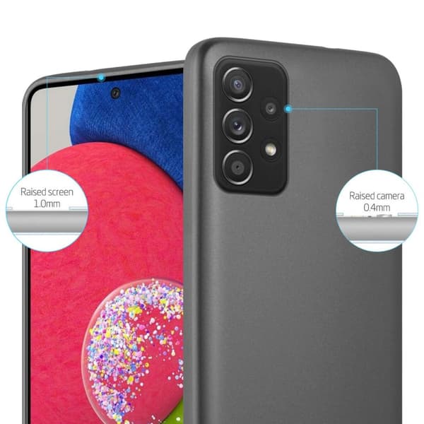 Deksel til Samsung Galaxy A52 (4G / 5G) / A52s Beskyttelsesdeksel laget av fleksibelt TPU-silikon