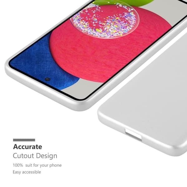 Deksel til Samsung Galaxy A52 (4G / 5G) / A52s Beskyttelsesdeksel laget av fleksibelt TPU-silikon