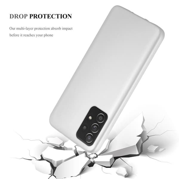 Deksel til Samsung Galaxy A52 (4G / 5G) / A52s Beskyttelsesdeksel laget av fleksibelt TPU-silikon