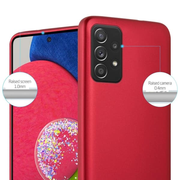 Deksel til Samsung Galaxy A52 (4G / 5G) / A52s Beskyttelsesdeksel laget av fleksibelt TPU-silikon