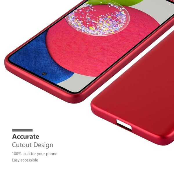 Deksel til Samsung Galaxy A52 (4G / 5G) / A52s Beskyttelsesdeksel laget av fleksibelt TPU-silikon