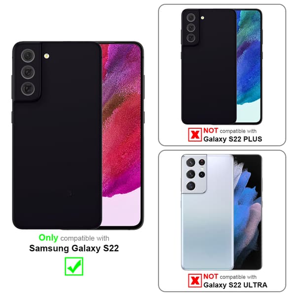 Samsung Galaxy S22 Suojakuori Kotelo valmistettu joustavasta TPU-silikonista