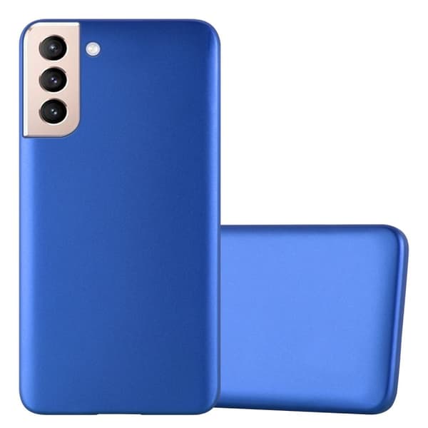 Deksel til Samsung Galaxy S22 Beskyttelsesdeksel laget av fleksibelt TPU-silikon METALLISK BLÅ