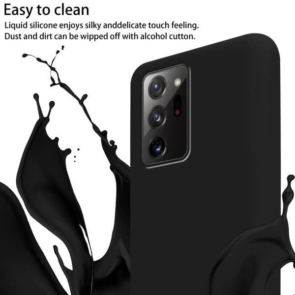 Deksel med Kedja for Samsung Galaxy NOTE 20 PLUS Silikonbeskyttelsesetui med lengdejusterbar ledningsstropp