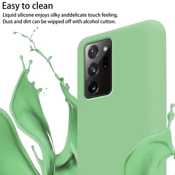 Deksel med Kedja for Samsung Galaxy NOTE 20 PLUS Silikonbeskyttelsesetui med lengdejusterbar ledningsstropp
