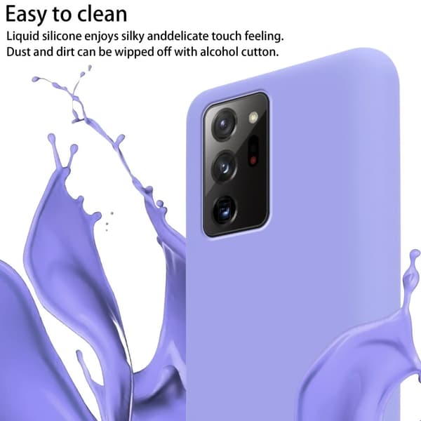 Deksel med Kedja for Samsung Galaxy NOTE 20 PLUS Silikonbeskyttelsesetui med lengdejusterbar ledningsstropp
