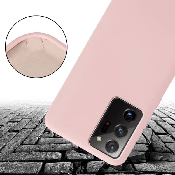Deksel med Kedja for Samsung Galaxy NOTE 20 PLUS Silikonbeskyttelsesetui med lengdejusterbar ledningsstropp