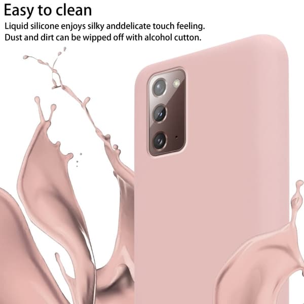 Mobiltelefonkedja för Samsung Galaxy NOTE 20 Fodral Skal Skyddsfodral Skyddande silikonhölje med längdjusterbart band