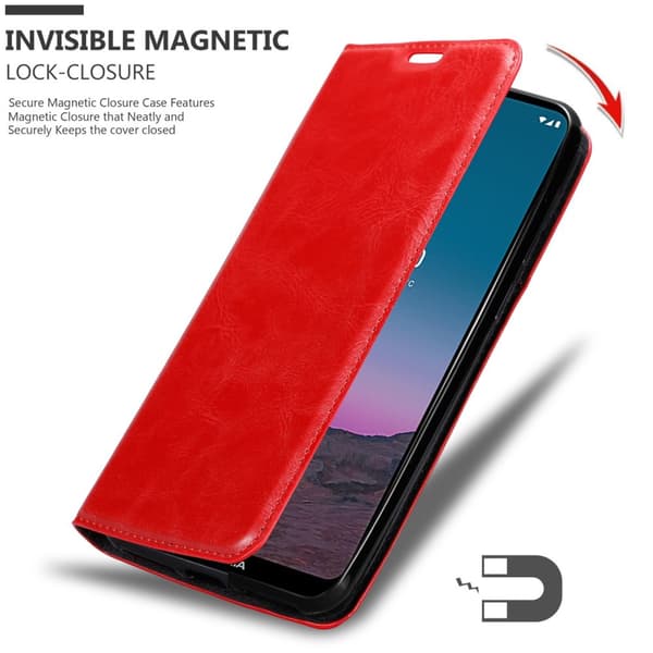 Nokia 5.4 Fodral Skal Plånboksfodral Case med magnetisk stängning, ståfunktion och kortficka