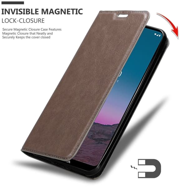 Nokia 5.4 Fodral Skal Plånboksfodral Case med magnetisk stängning, ståfunktion och kortficka